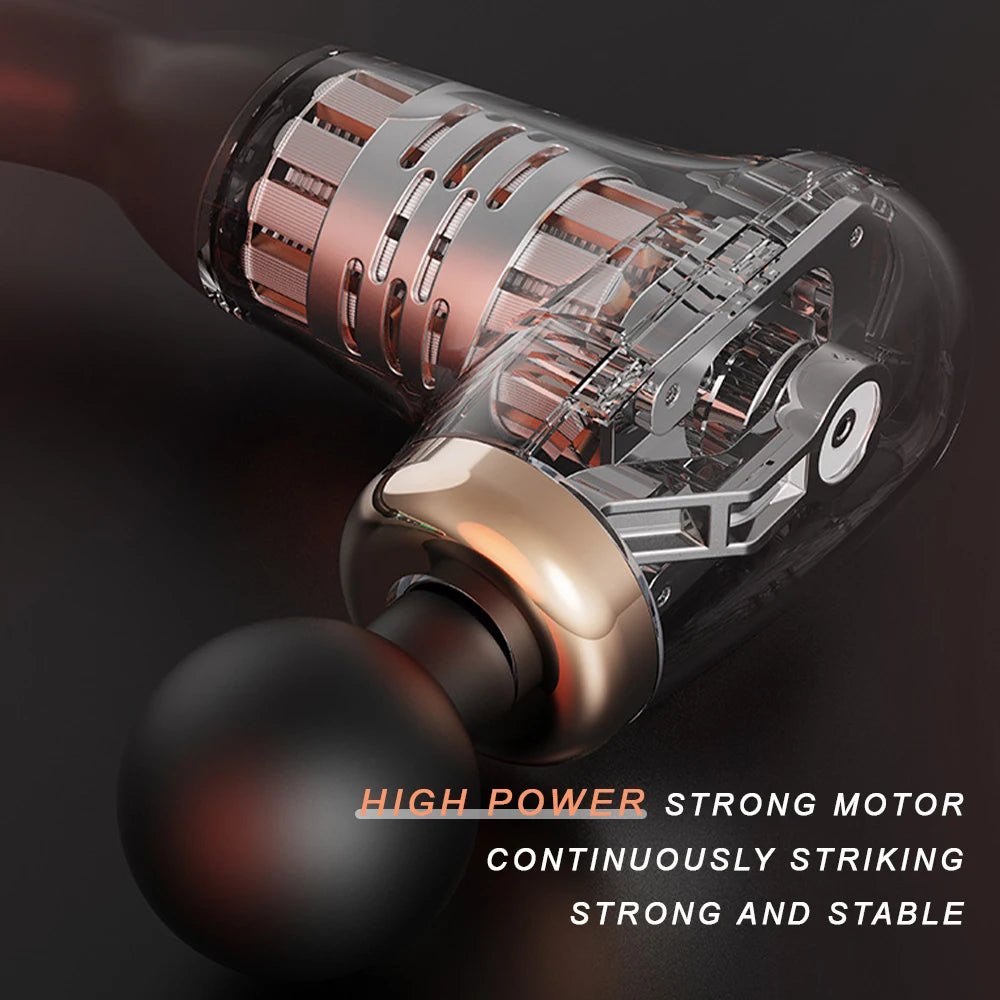 Fascia Gun Handle Elbow 3 Modes 6 Gears Adjust Muscle Relaxation Massage Percussion Hammer for Athletes