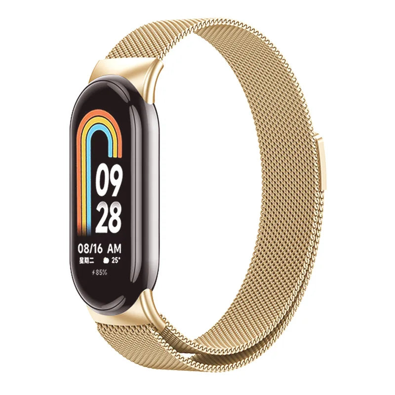Milanese Bracelet for Xiaomi Mi Band 8 Strap Correa Mi band 6 7 stainless steel metel miband6 band4 for Xiaomi mi band 7 3 5 6 4
