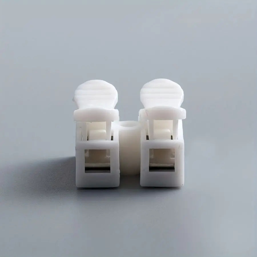 20/50Pcs No Solding Quick 1P 2P Cable Wire Connector No Screw Terminal Block Spring Clamp