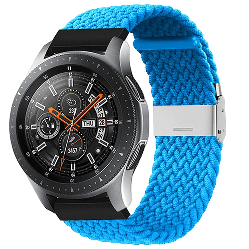 20mm 22mm Nylon strap for Samsung Galaxy Watch 3 42mm 46mm Gear S3 Active 2 Watch Adjustable Bracelet For Amazfit Huawei Correas