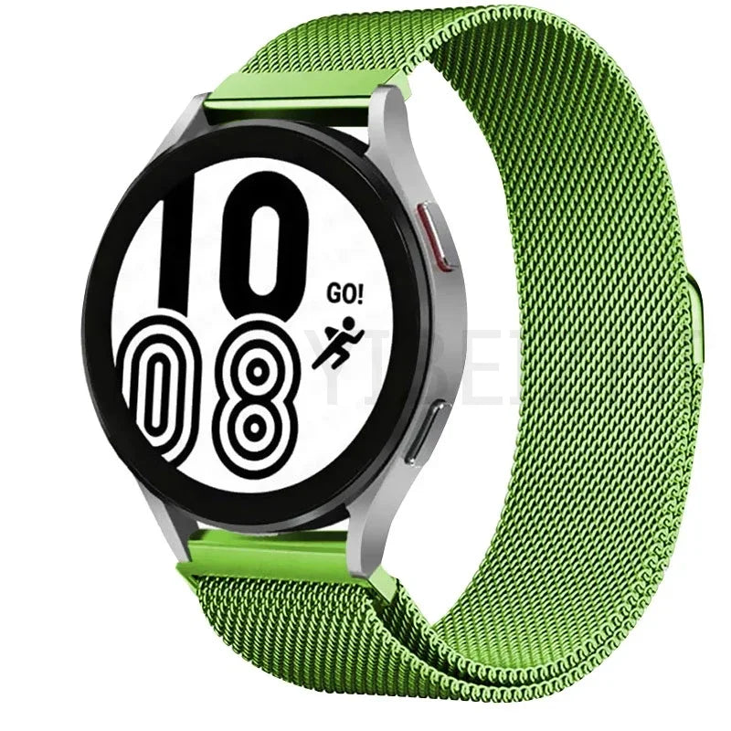 Milanese Loop band For Samsung Galaxy watch 6 5 4 classic Metal strap 20mm 22mm bracelet huawei gt/Amazfit GTS 4/GTR 2e/Bip 3-5