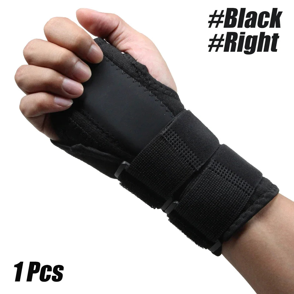 Wrist Brace for Carpal Tunnel, Night Support Adjustable Wrist Splint, Hand Support Relief Pain of Arthritis, Tendonitis, Sprains