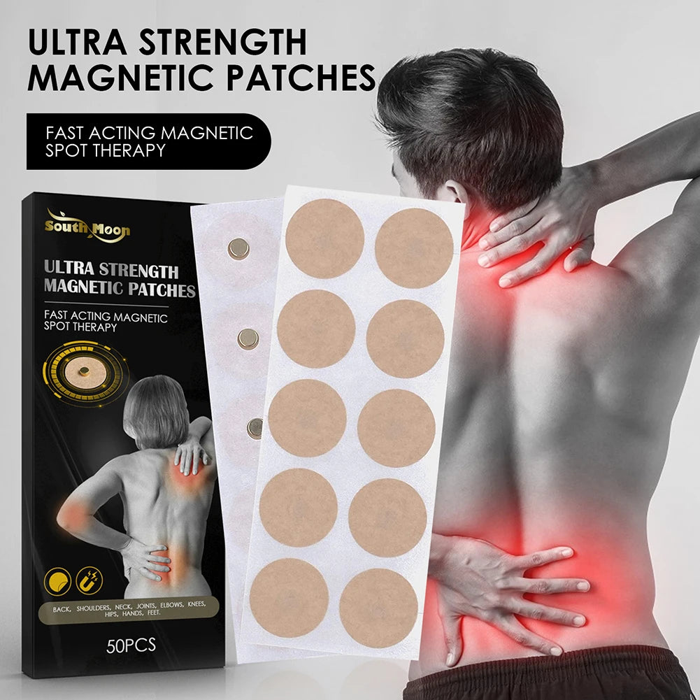 50pcs/Box Magnetic Acupoint Patches Magnet Acupuncture  Plaster Neck Back
