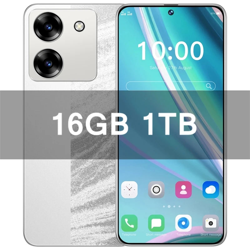 M7 Pro 12GB+512GB Smartphone 7.3inch 7800mAh 72+108MP Dual Android14 Cellphones Snapdragon8 gen3 SIM 5G Mobile phone AB22