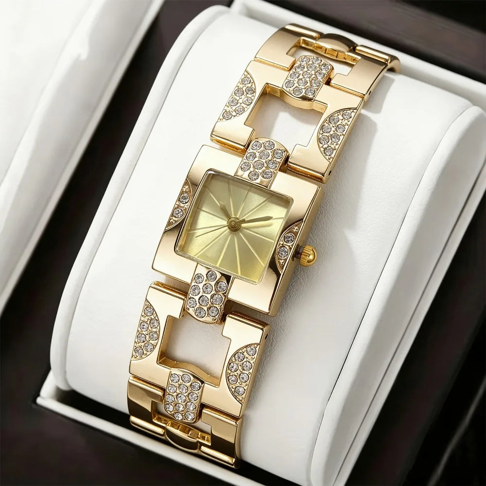 1Pc New Women's Quartz Watch - Gift And Exquisite Combination - Suitable For All Holiday Occasions
