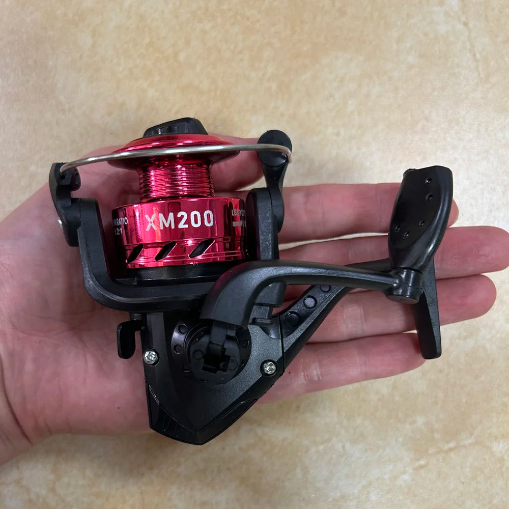 Plastics Spinning Fishing Reels 5.2:1 Wheel Spinning Reel Fishing Lure Wheel Vessel Bait Casting Flying Fishing Trolling
