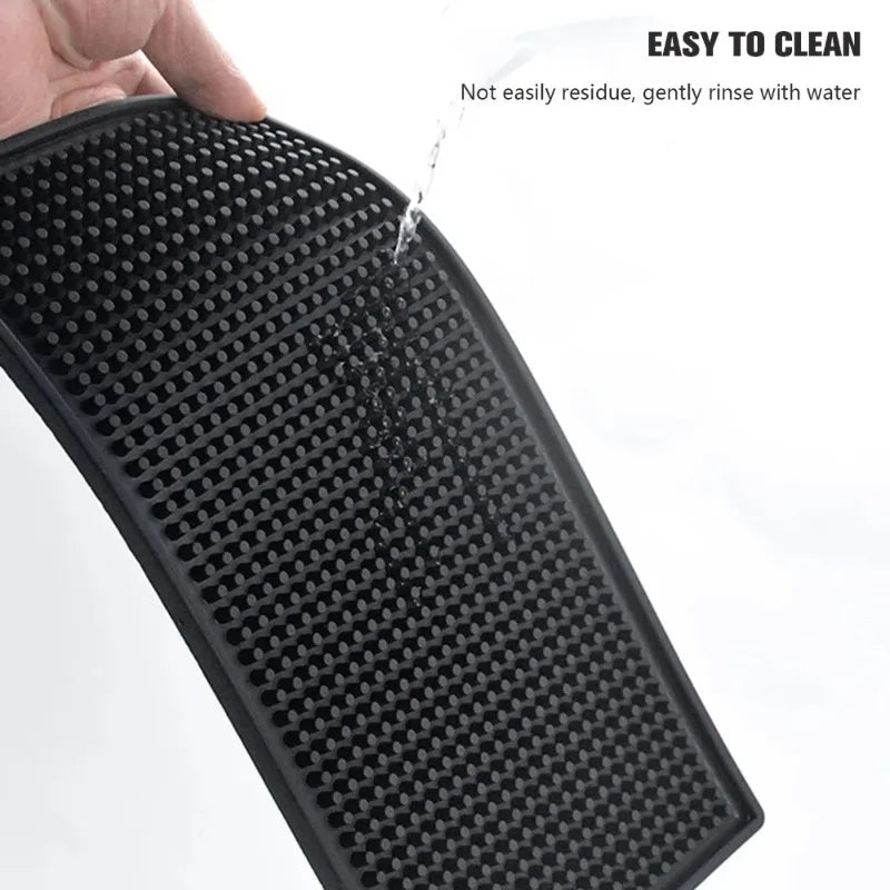 Bar Mat Rubber Dish Drying Mat Countertop Non Slip Mats Heat Resistant Cup Mat Bartending Cafe Mats Home Kitchen Accessories