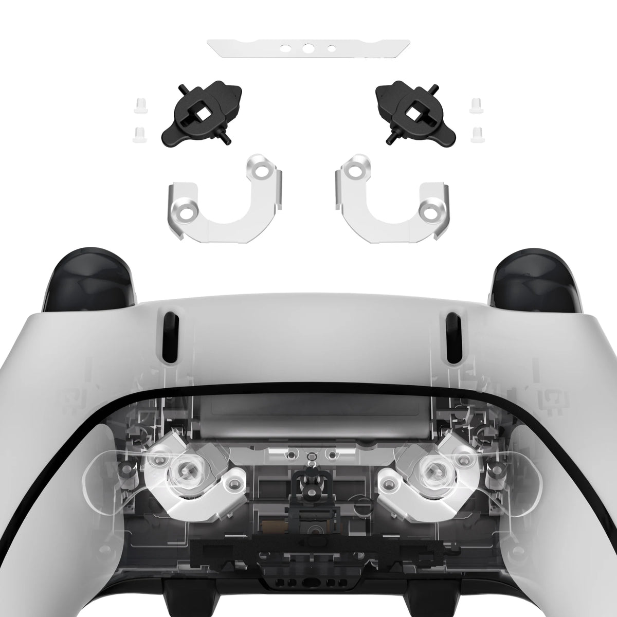 eXtremeRate Back Paddle Replacement Magnetic Module Kit for ps5 Edge Controller, Repair Parts Back Buttons - Without Back Paddle