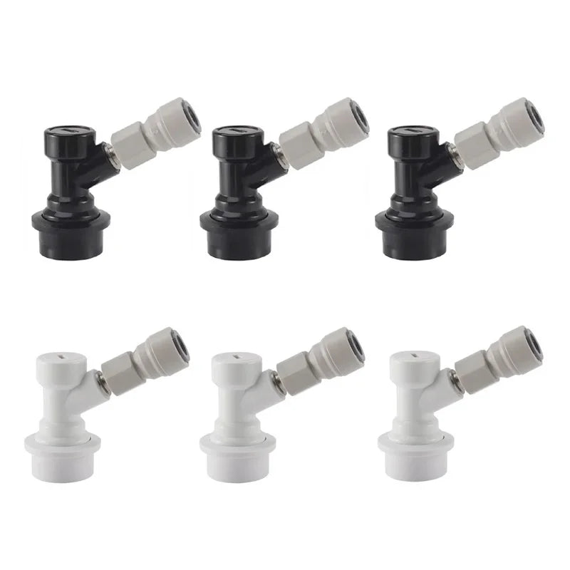 Wholesale Liquid Ball Lock Quick Disconnect with 3/8" Push-fit Quick Connector,Homebrew Beer/Gas Dispenser Quick Fitting Adapter