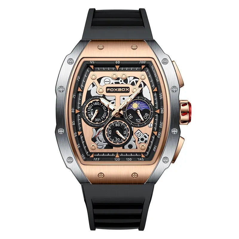 2024 New Sports Watch Men Top Brand Luxury Mens Watches Business Waterproof Military Quartz Chronograph Wristwatch Montre Homme