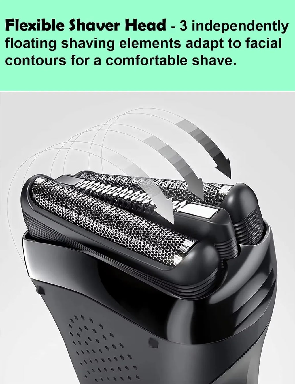KVIFO 21B For Braun Series 3 32B 32S Electric Shaver Head Accessories Knife Membrane 301S 310S 320S 340S 360S 3040S 3010s 3050