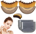 Lymphatic Contour Face Brush Dry Facial Brush Soft Bristles Contoured Lymphatic Massage Tool Home Spa Gentle Exfoliation Brush