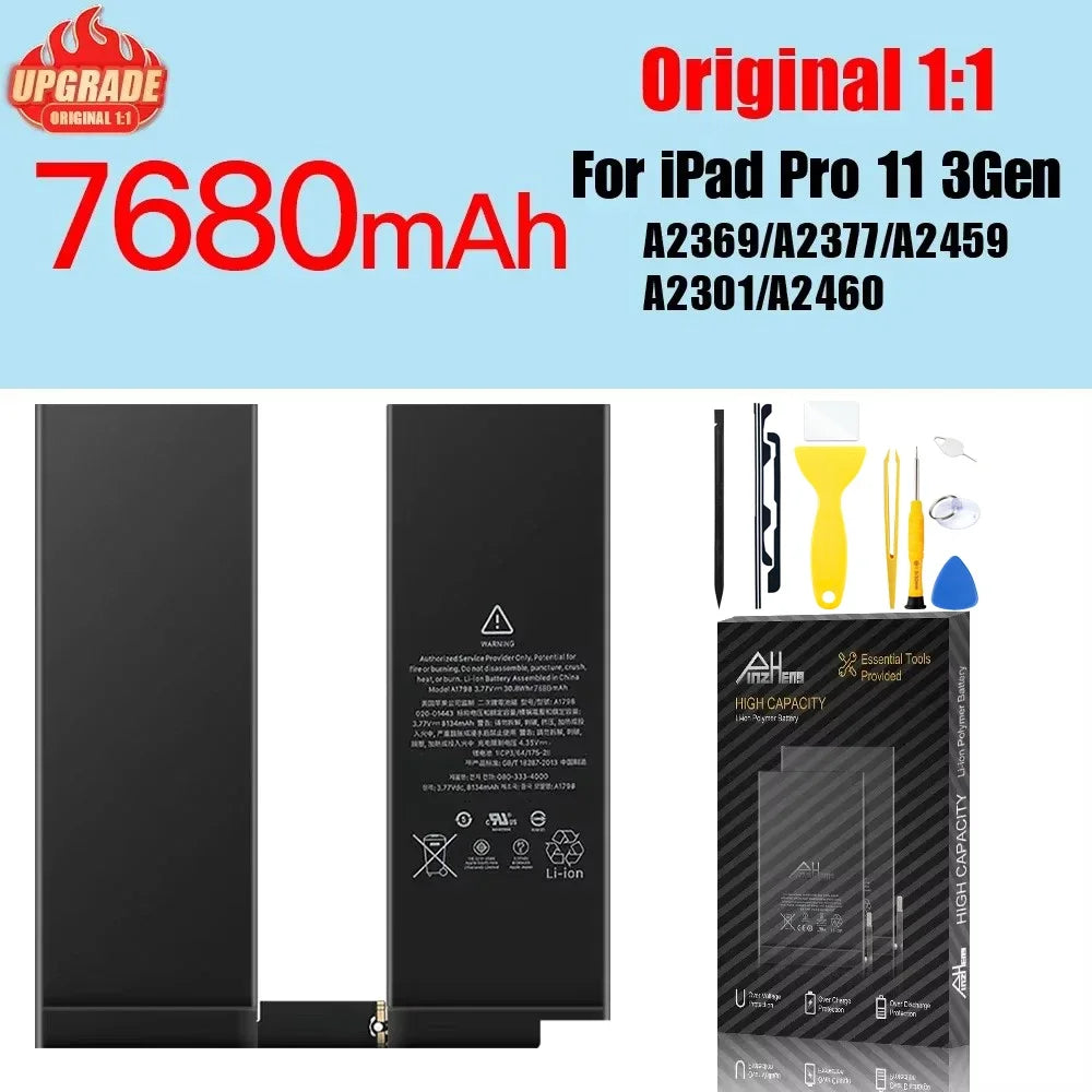 PINZHENG Tablet Battery For iPad 5 6 Air A1474 A1475 A1893 For iPad Air 2 A1566 10.2 Mini 2 3 4 5 Pro 9.7 10.5 11 12.9 Battery