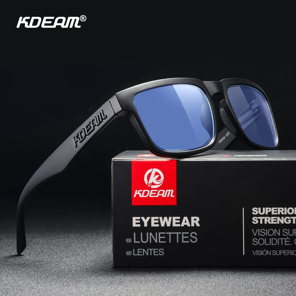 KDEAM Living Sport Men's Fishing Sunglasses Polarized / Anti Blue Light Glasses Photochromic Sunglasses Women With Packaging