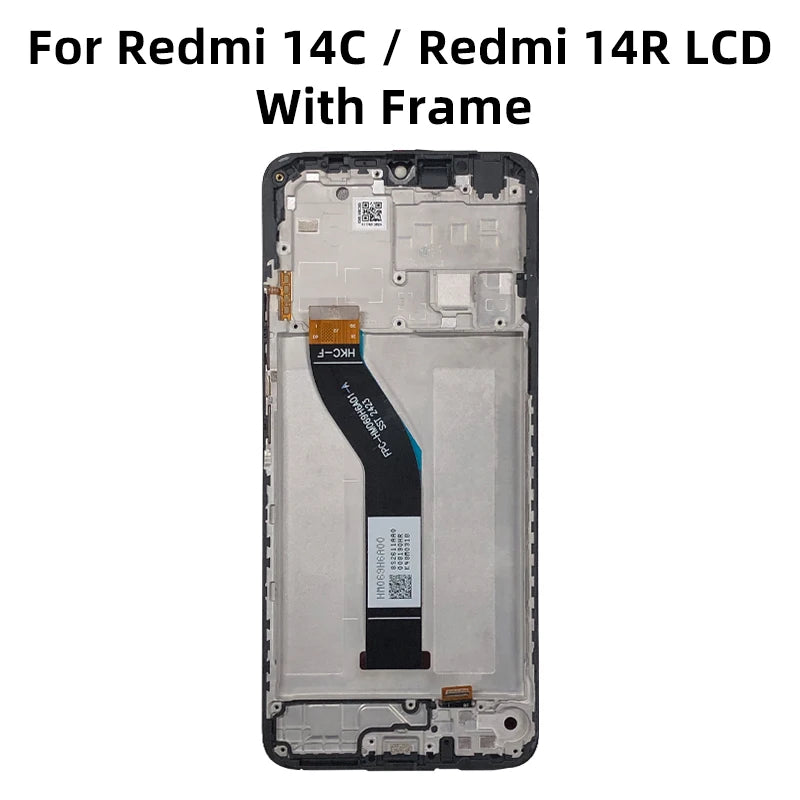 A- IPS For Xiaomi Redmi 12C 22120RN86G 12 LCD 14R 14C Display Touch Screen Digitizer Replace For Redmi 13C LCD 13 Display 15 15C