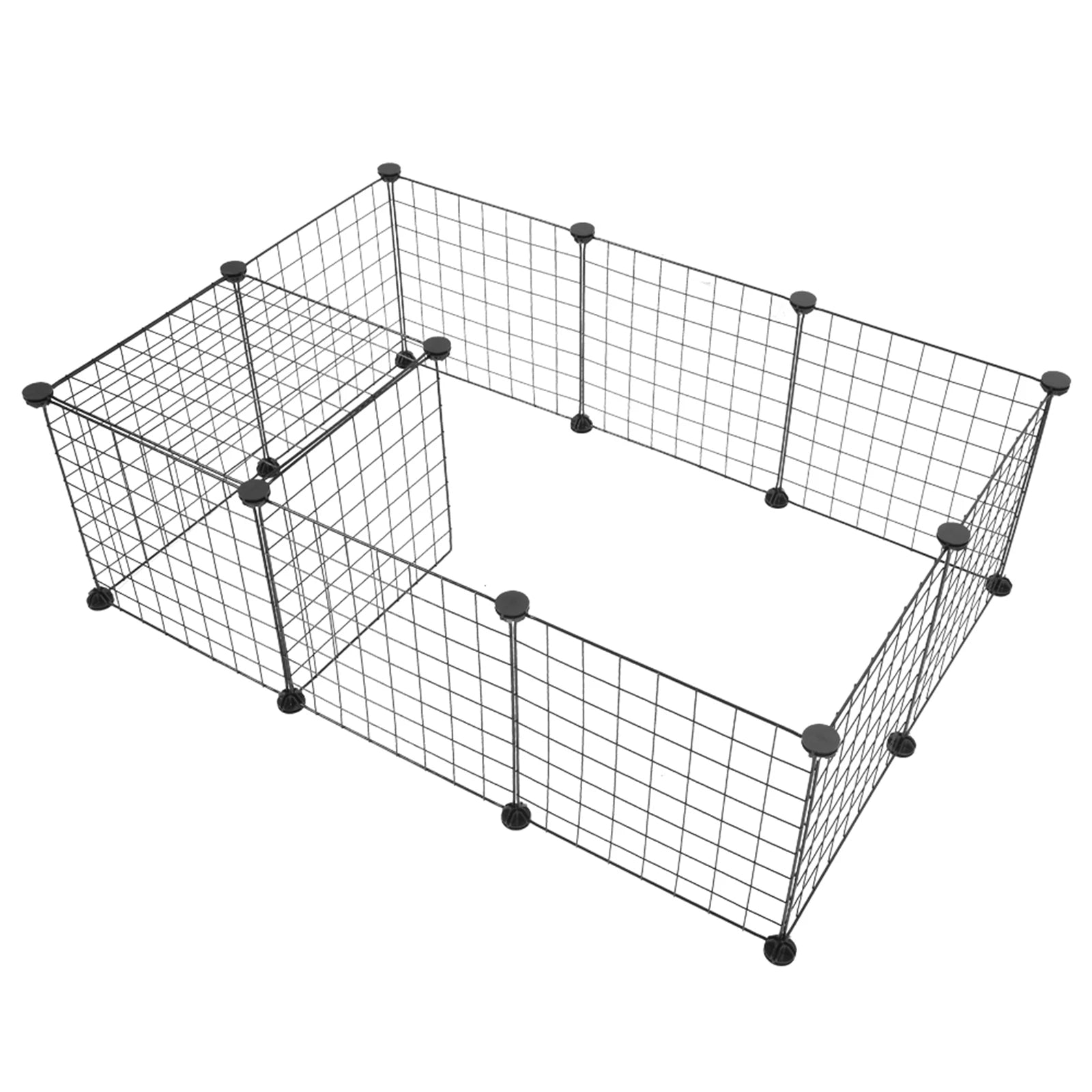 Pet Playpen Small Animal Cage Indoor Portable Metal Wire Yard Fence for Animals Guinea Pigs Rabbits Kennel Crate Fence Tent
