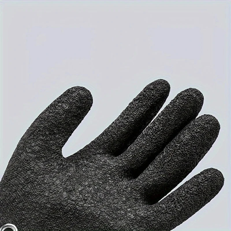Fishing Catching Gloves Magnet Release Anti-slip Waterproof Fishing Gloves