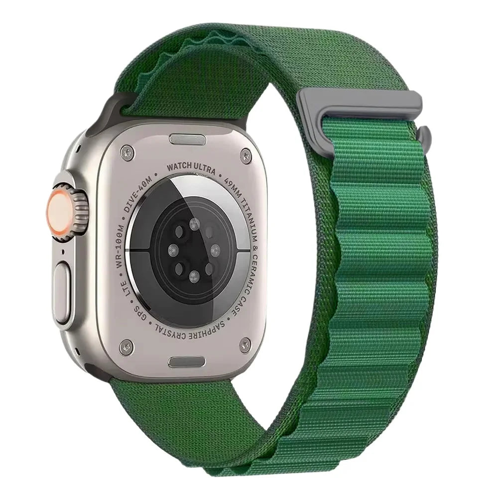 Alpine Loop Strap For Apple Watch Ultra 3 2 1 Band 49mm 11 10 9 8 7 45mm 41mm 42mm 46mm Nylon Bracelet iWatch 6 5 4 3 SE3 2 Belt