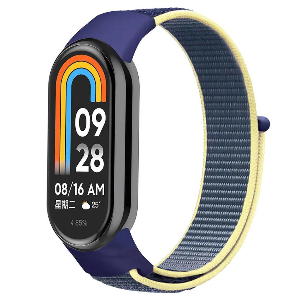 Nylon Loop for xiaomi Mi Band 10 9 8 Straps SmartWatch Wristband Correa Replacement Sport Pulsera for Miband 7 6 5 4 3 Bracelet