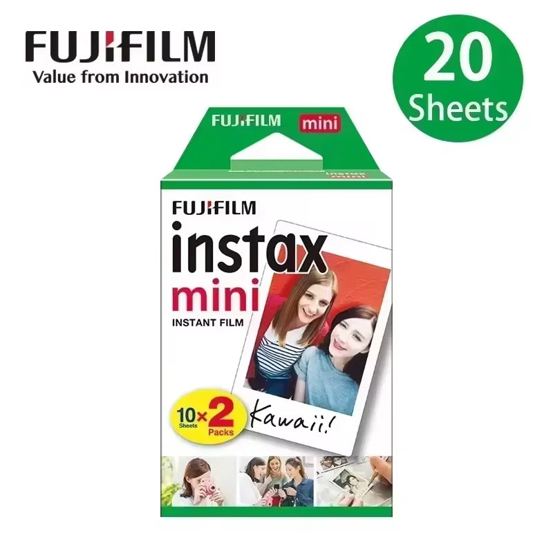 Fujifilm Instax Mini Instant Film 10/20/30/40/50/60/70/80/100/200 Sheets For Instant Mini Camera mini11 12 9 90 White Edge Films