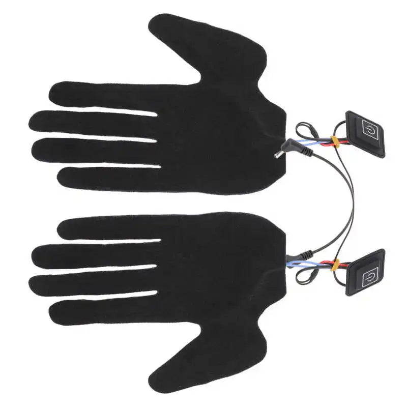 Heating 2 PCS Electric Heating Sheet 3 Gears Adjustable Heating Film Replacement DC Electric Heater Pads for Heating Gloves