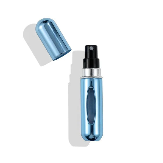 5ml /10ml Mini Portable Bottom-Filling Pump Perfume Bottle Sample Perfume Refillable Spray Bottle Empty Cosmetic Containers Set