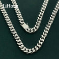 925 Sterling Silver 10MM 20/22/24/26inches Exquisite Noble Gorgeous Charm Fashion For Men Women Chain Wedding Necklace Jewelry