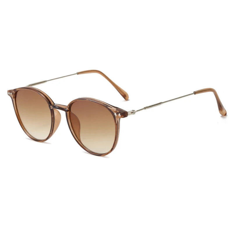 New Round Vintage Sunglasses Women Retro Luxury Designer Sun Glasses For Women's Sunglass Oculos De Sol Shades UV