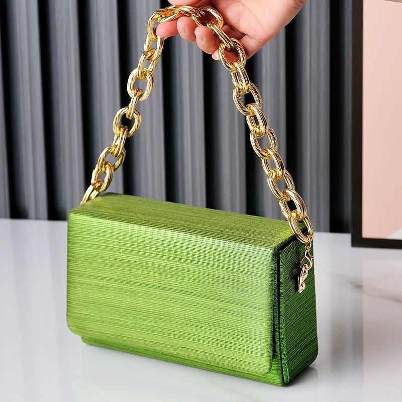 Orange Square Bag PU Fashion Purses and Handbags Luxury Designer Side Shoulder Bag Woman Brand Cell Phone Wallets High Quality