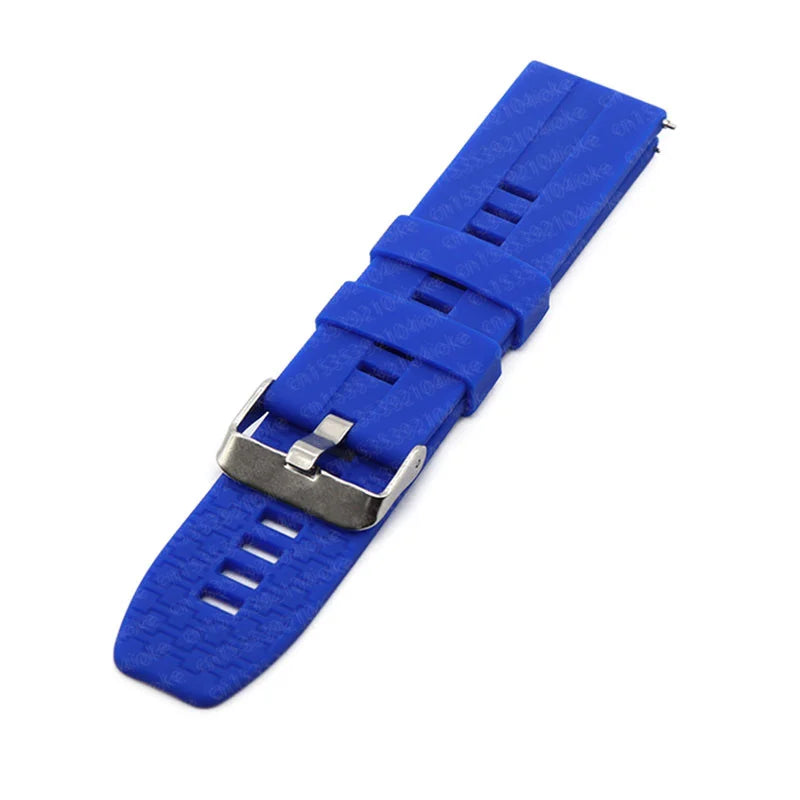 22mm Silicone Watch Band for Huawei Watch GT 2 46mm Soft Sport Strap Bracelet Watchband for Samsung Galaxy Watch 46mm Gear S3