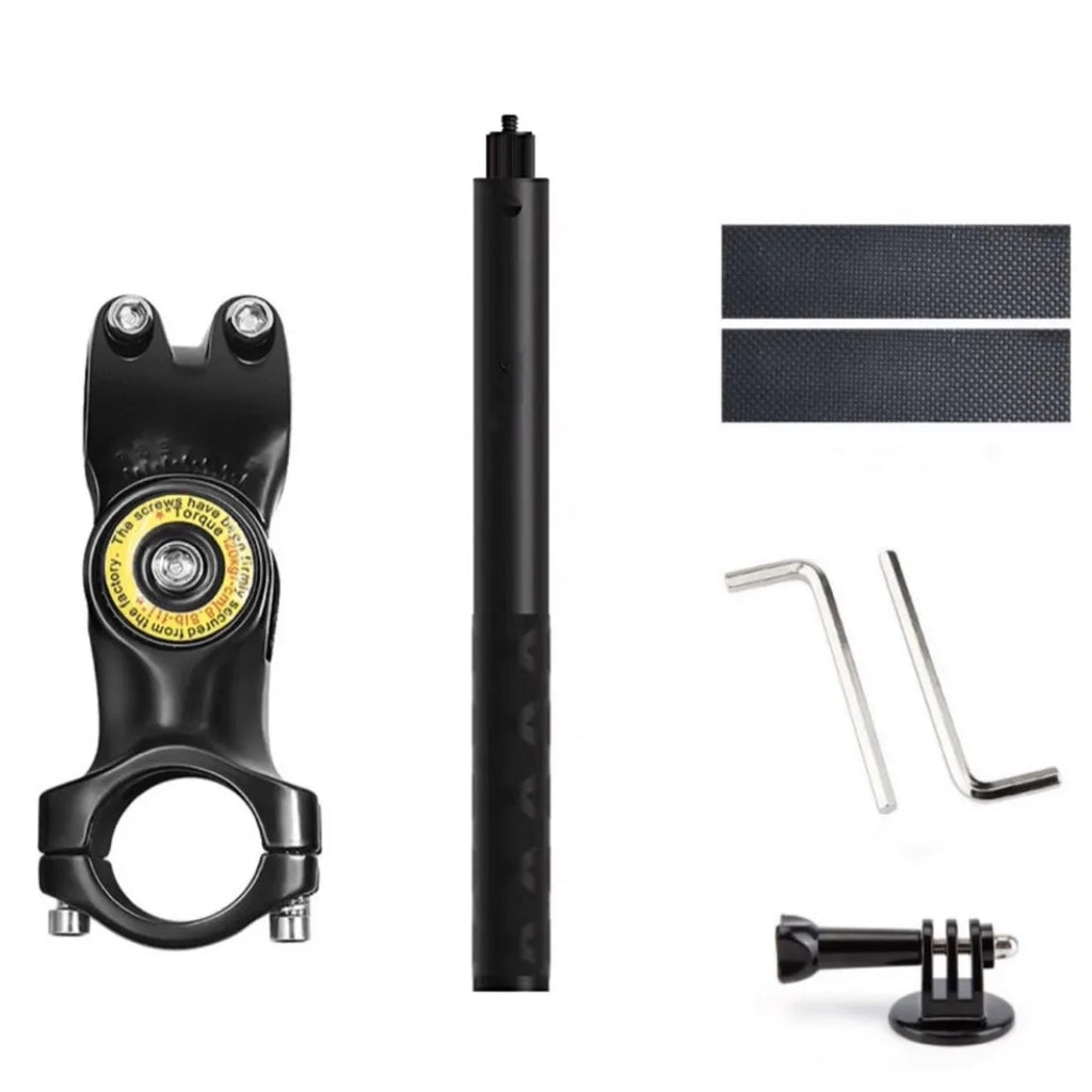 Motorcycle Bicycle Selfie Stick Monopod Mount Handlebar Bracket for Insta360 X5 X3 X4 GoPro 13 12 11 10 9 DJI Action 6 Accessory
