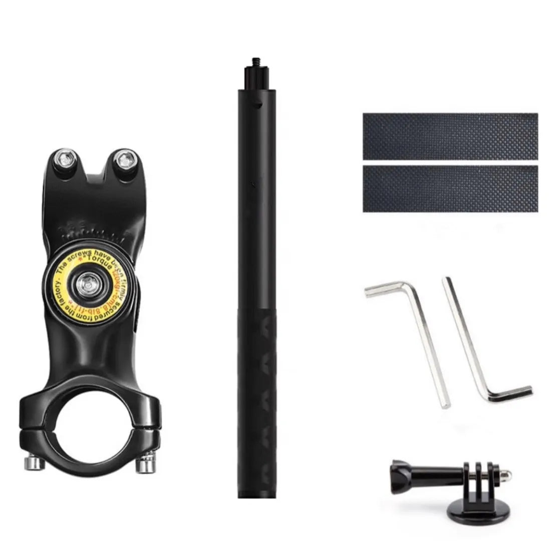 Motorcycle Bicycle Selfie Stick Monopod Mount Handlebar Bracket for Insta360 X5 X3 X4 GoPro 13 12 11 10 9 DJI Action 6 Accessory