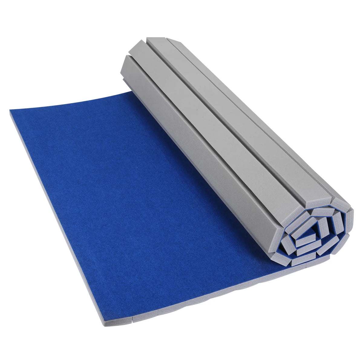 Gymnastics Tumbling Mats 118.11x70.87x1.57in Roll-Up Carpet Training Floor with Grippy Surface for MMA Cheerleading and Fitness