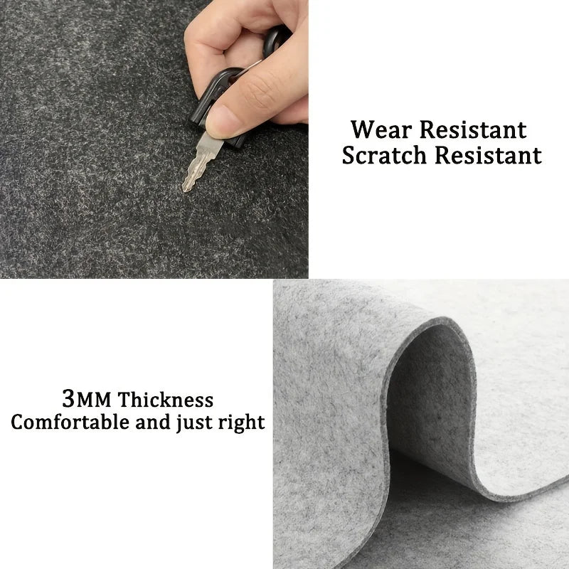 Large Size Gaming Mouse Pad Non-slip Wool Felt Mousepad Office Desk Mat Protector Table Laptop Cushion Keyboard Mat Premium