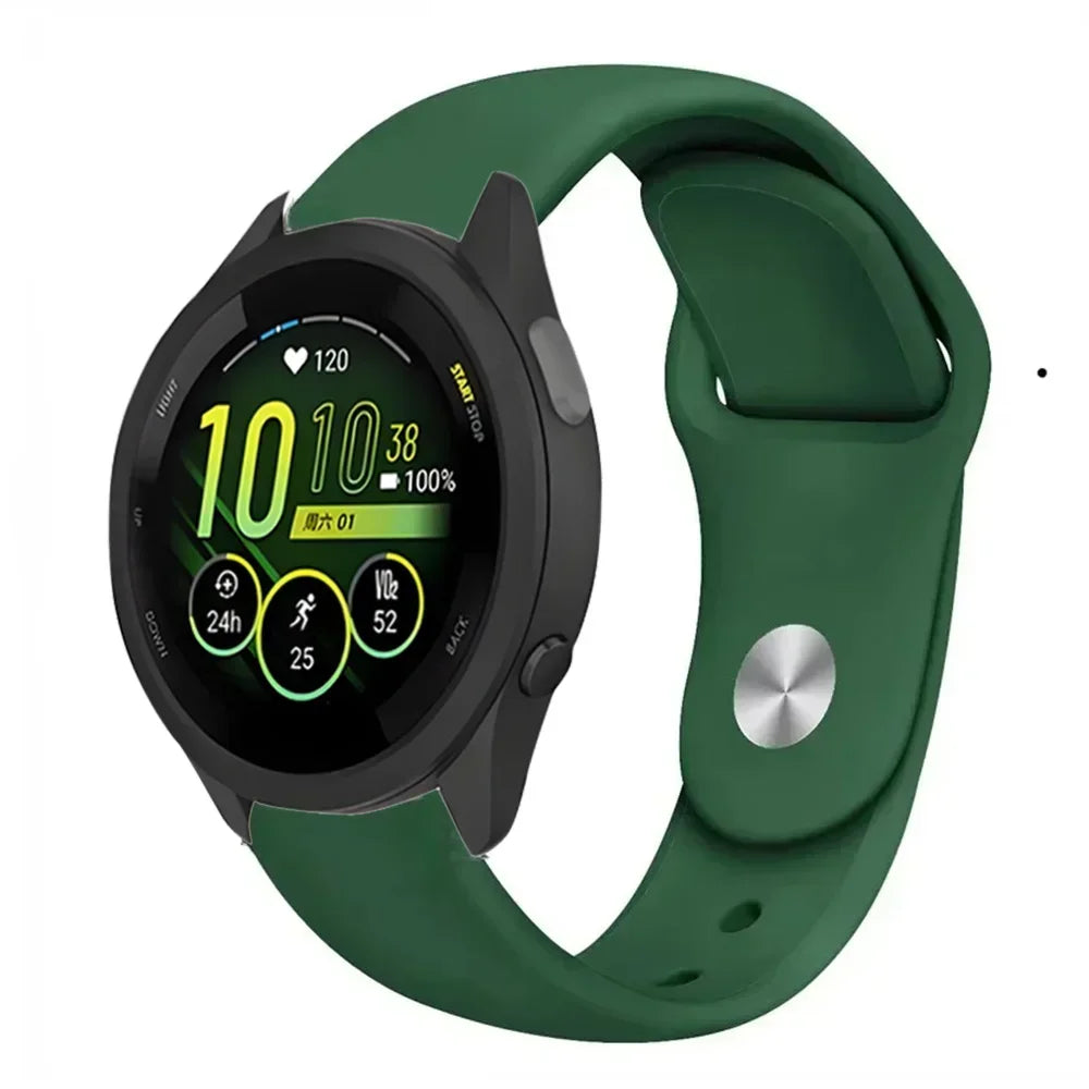 18/20/22mm Soft Silicone Strap For Gramin Forerunner 55 165 645 965 255/265 bracelet Accessories Wristband Garmin Venu 3S Correa