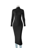 Maternity Long Sleeve Dresses For Photo Shoot Pleated Blouson Midi Dress Women Party Photography Pregnant Baby Shower Clothes