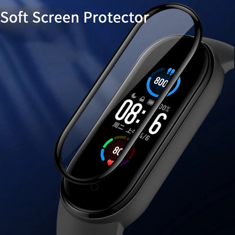 2in1 Case Screen Protector for Xiaomi Mi Band 10 9 8 7 6 5 4 3 Case+Film Full Coverage Protective Cover for Miband 6 7 band 5