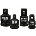 Impact Socket Adapter Reducer Set 4pcs/set 1/2 3/8 1/4 inch Use Wrenches Drills in Auto and Impact Driver Construction Work