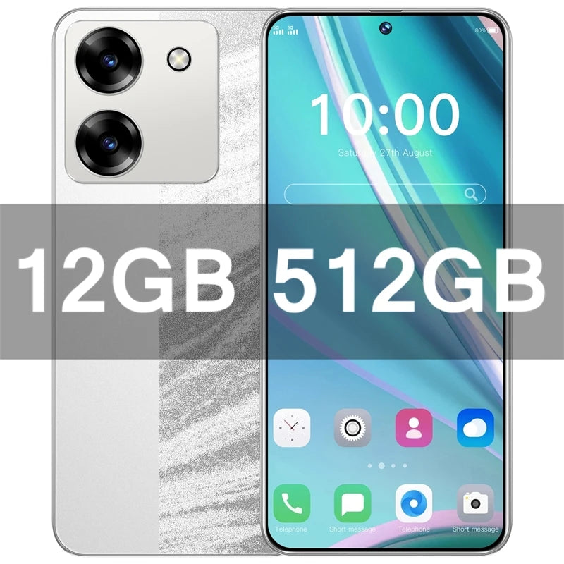 M7 Pro 12GB+512GB Smartphone 7.3inch 7800mAh 72+108MP Dual Android14 Cellphones Snapdragon8 gen3 SIM 5G Mobile phone AB22
