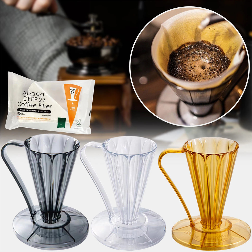 V-Shaped Coffee Dripper,Filter Cup,Resin,for 27 Degree Disposable Coffee Filter Paper,Espresso Drip Holder,Coffee Accessories