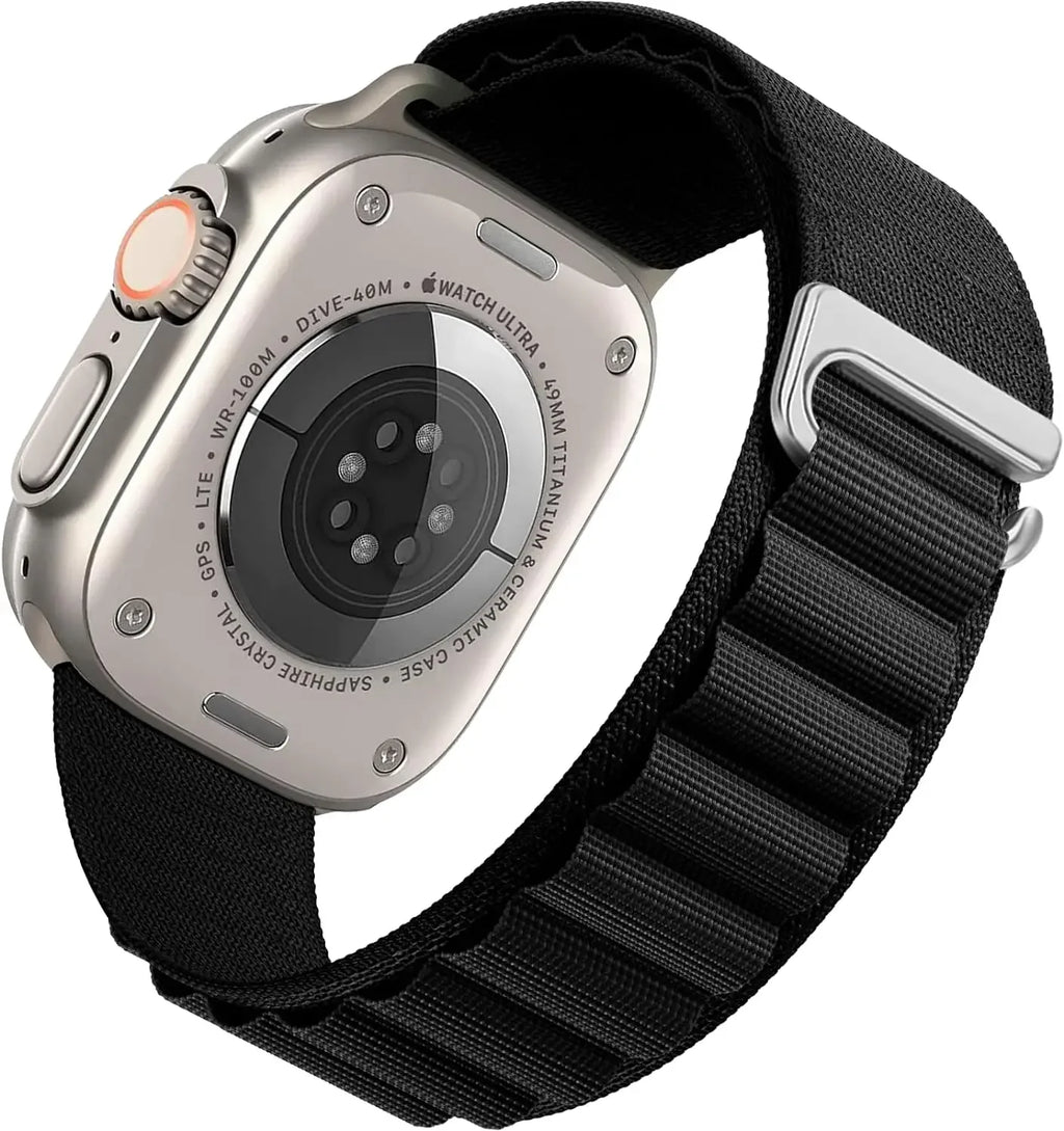 Alpine Loop Belt For Apple Watch Ultra 49mm 11 10 9 8 7 10 46mm 42mm 45mm 41mm Nylon Band iWatch Series 6 5 4 SE 44mm40mm Correa
