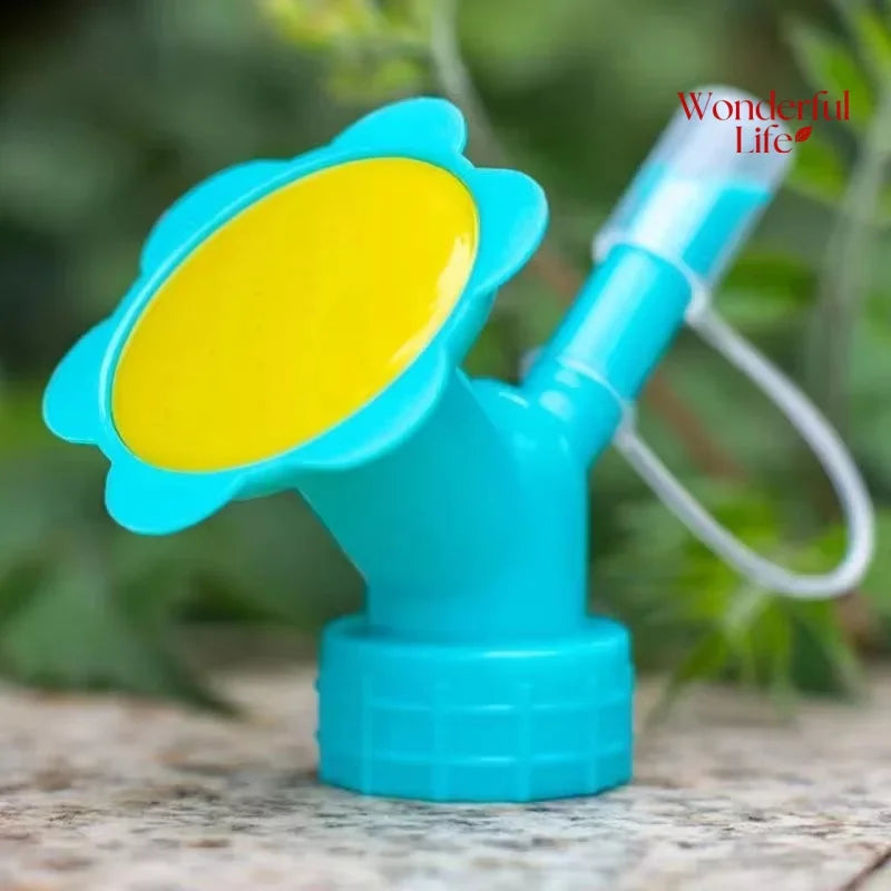 2 In 1 Watering Nozzle Sun Flower Automatic Watering Waterer Gardening Beverage Bottle Succulent Irrigation Tools
