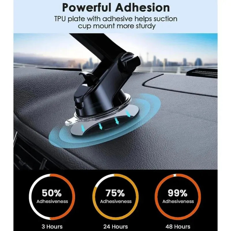 Car Suction Cup Adhesive Sticker Disc Pad Base Mobile Phone Stand Holder GPS Camera Mount Bracket - Universal Mobile Phone Stick