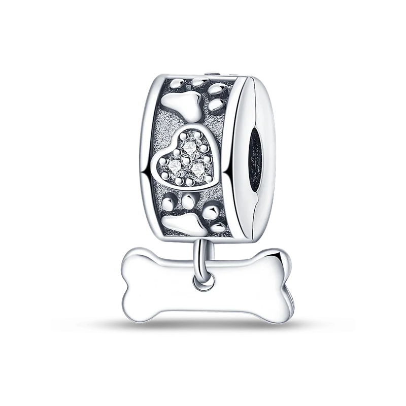 Silver Clasp 925 Sterling Silver CZ Pave Clip Charms Daisy Beads Stopper Safety Chain Fit Original Bangle Bracelet Jewelry Clips