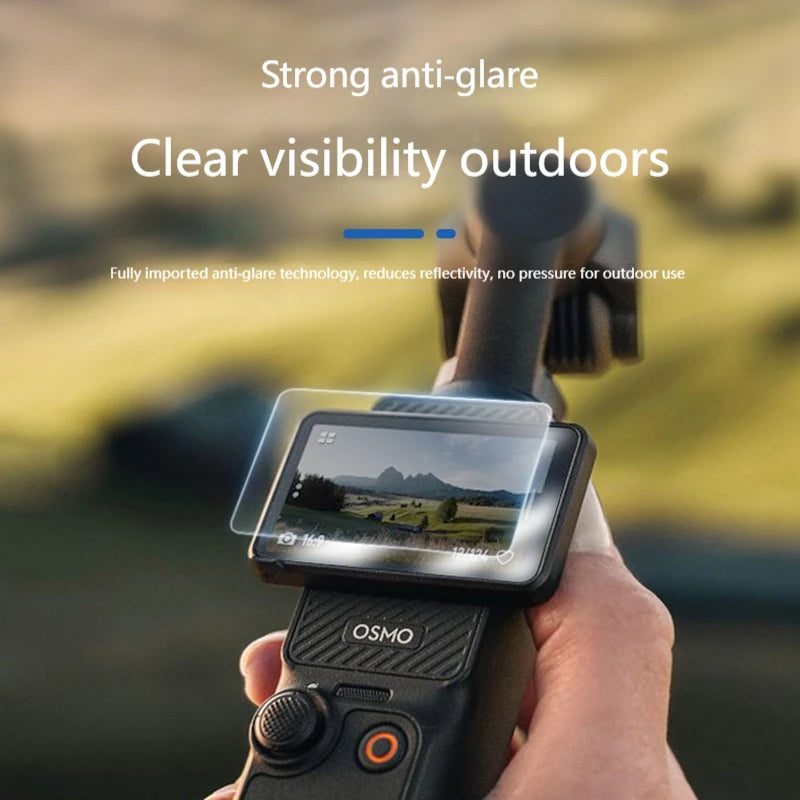 Tempered Glass Flim for DJI Osmo Pocket 4 Pro Action Camera Accessories Screen Protector Lens Film Cover for Pocket 4P