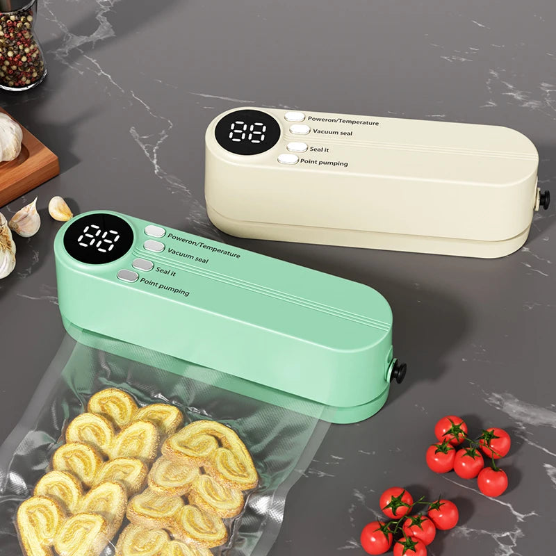 Charging Mini Wireless Fully Automatic Vacuum Sealing Machine Household Small Portable Food Packaging Plastic Sealing Machine