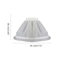 Girl Crinoline Underskirt for Lolita Dress with hoop Little Girl Under skirt Short Underskirt A-line Petticoat
