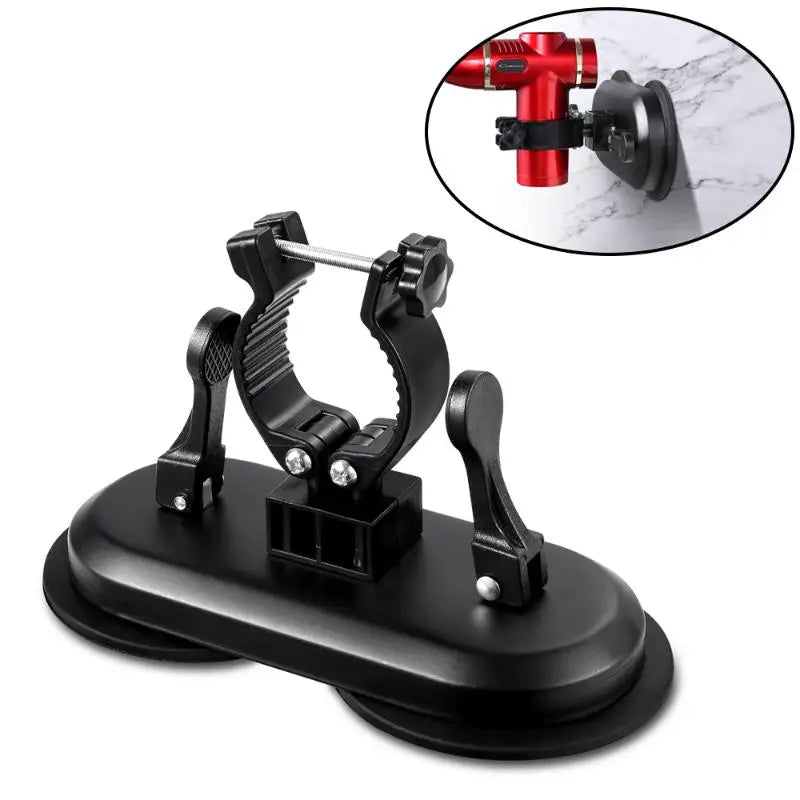 Suction Cup Massage Gun Holder Fascia Gun Bracket Hands-Free Massager Accessory
