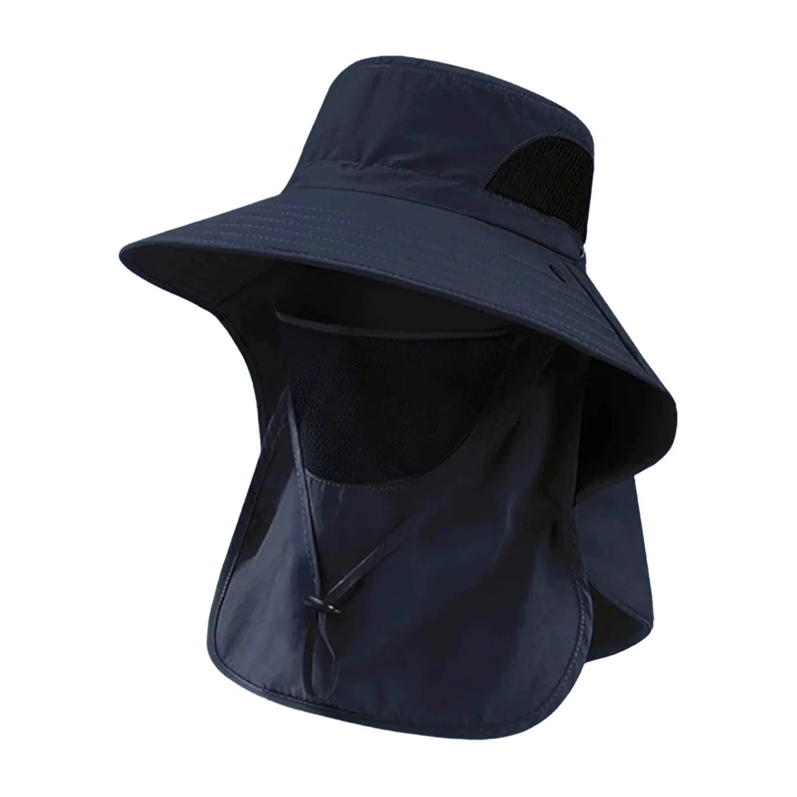Sun Fishing Hat Women's Bucket Hat with Neck Cover Breathable Wide Brim Summer UV Protection Hat for Travel Holiday Beach