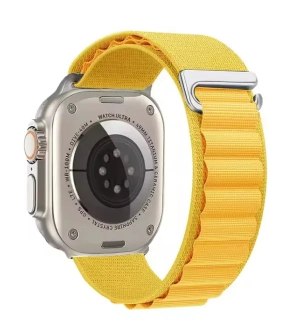 Alpine Loop Strap For Apple Watch Band 49mm 45mm 42mm 44mm 41mm 40mm 38mm Nylon Strap For IWatch Series Ultra 2/SE/9/8/10 46mm